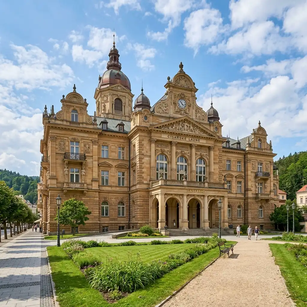 Císařské lázně: Klenot novorenesanční architektury