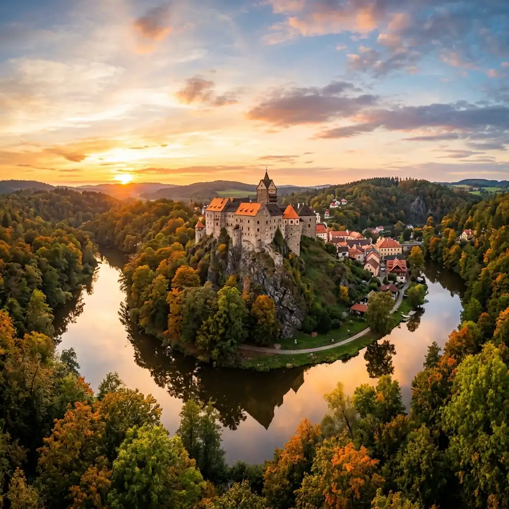 Hrad Loket: Gotický klenot nad řekou Ohří